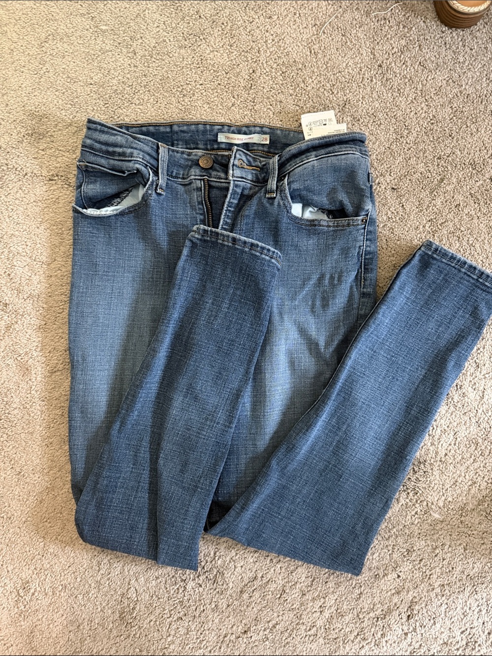 Levi's Medium Blue Skinny Jeans